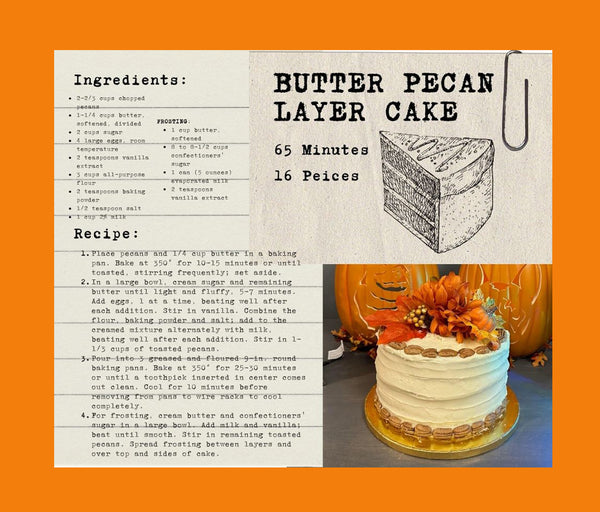 Butter Pecan Layer Cake
