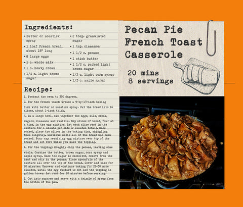 Pecan Pie French Toast Casserole
