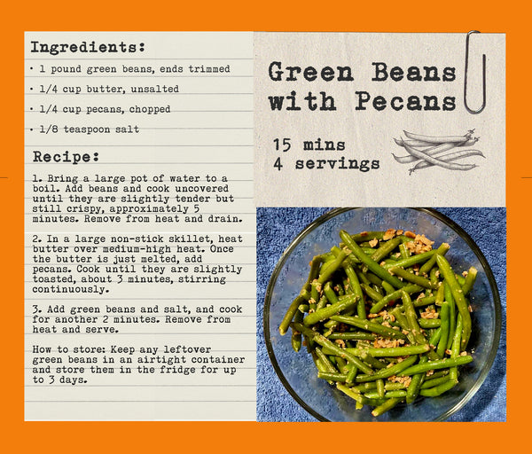Green Beans with Pecans