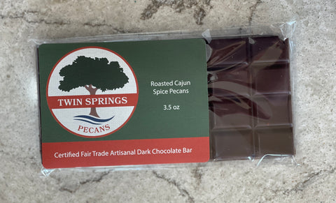 Certified Fair Trade Artisanal Pecan Chocolate Bars